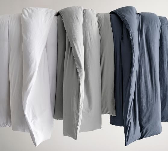 Dream Brushed Organic Cotton Duvet Cover Pottery Barn