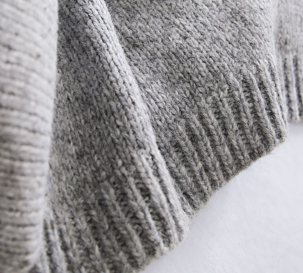 Cozy Sweater Knit Blanket | Pottery Barn