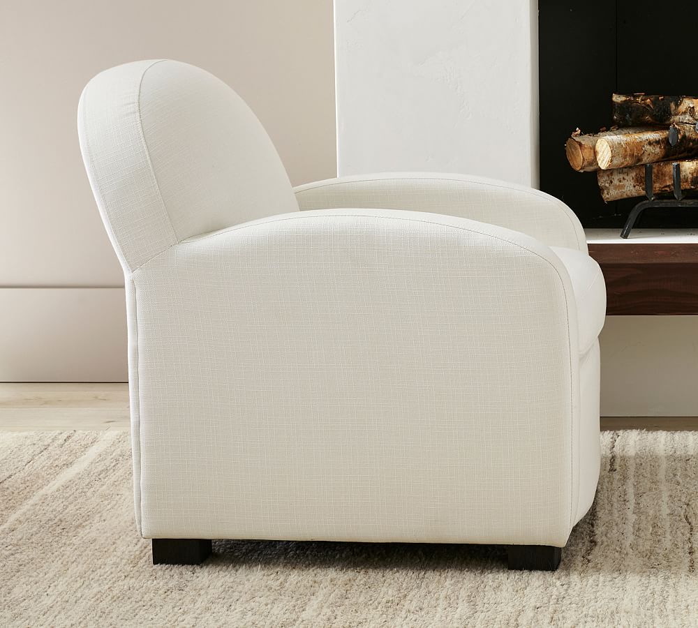 Farmhouse Upholstered Armchair Pottery Barn