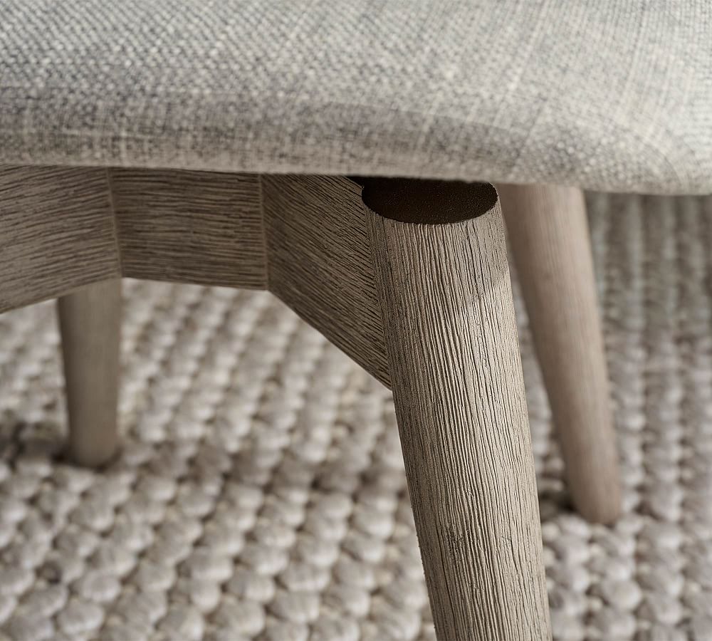 Zoe Upholstered Swivel Desk Chair Pottery Barn