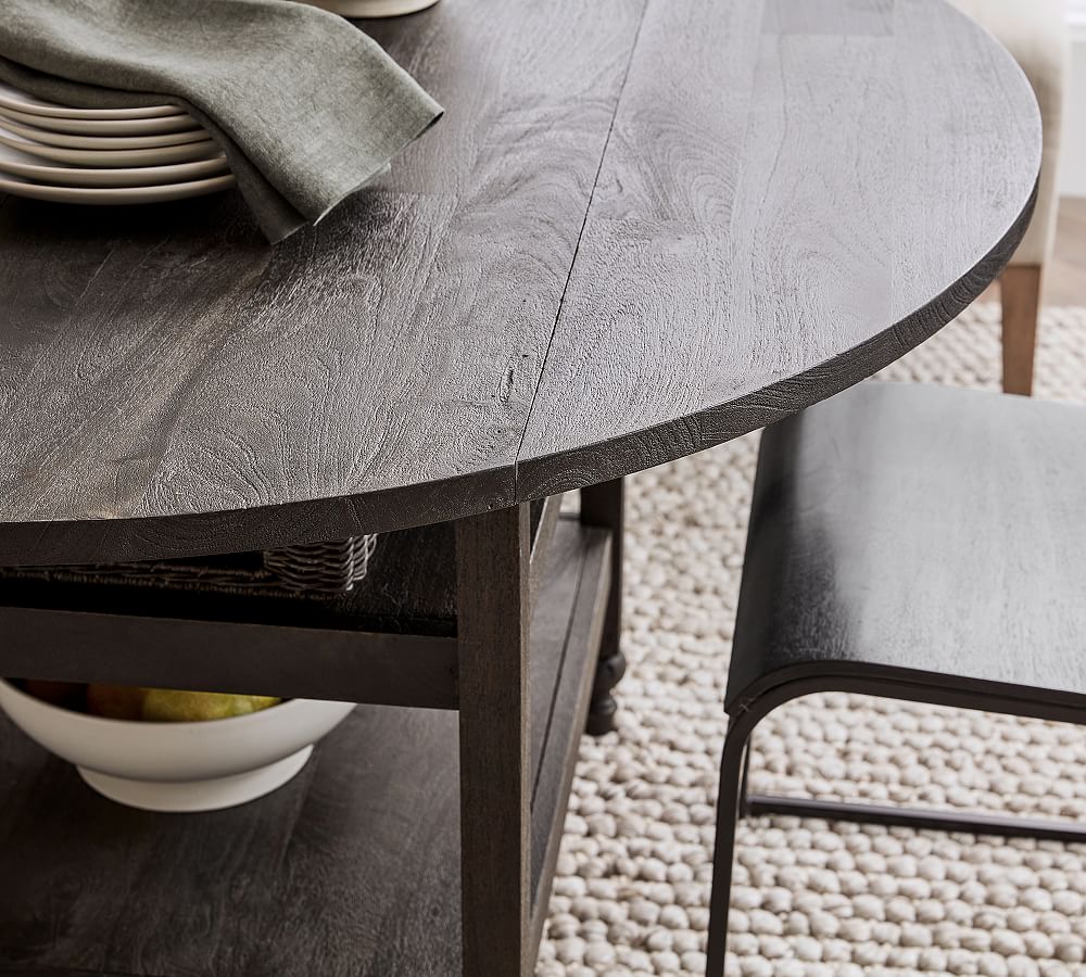 Astoria Round Drop Leaf Dining Table | Pottery Barn