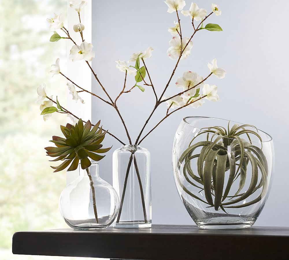Skylar Glass Vases Pottery Barn