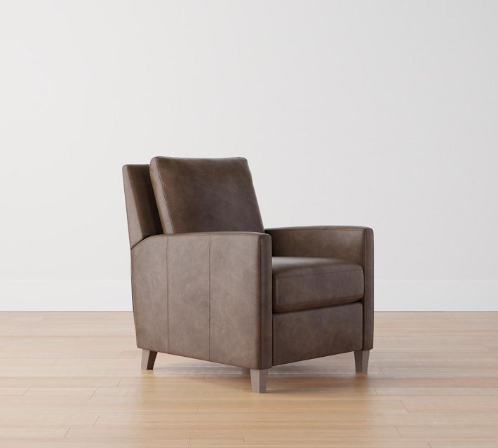 Where To Find West Elm's Sedgwick Leather Recliner For Cheap - Stylish  Leather Recliners