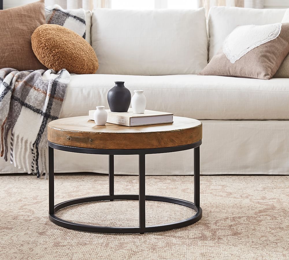 Malcolm Round Nesting Coffee Table | Pottery Barn