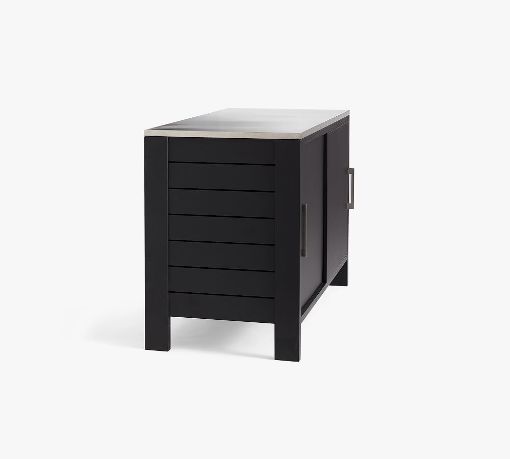 Malibu Metal Outdoor Kitchen Double Pottery Barn