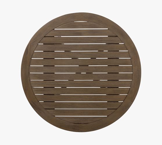 Raylan Teak Outdoor Round Coffee Table | Pottery Barn