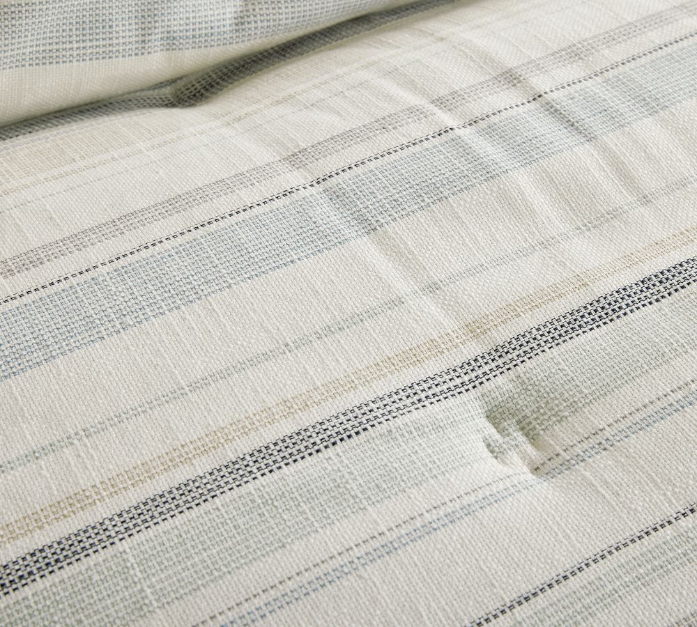 Clayton Striped Comforter | Pottery Barn