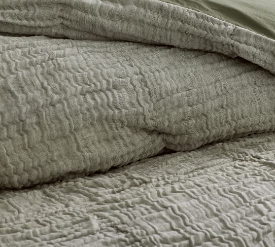 Linen Whisper Duvet Cover - Cloud - King