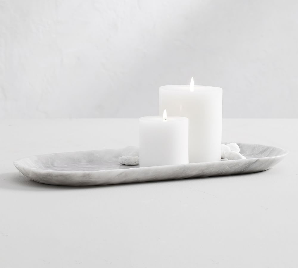 Decorative Oblong Marble Tray Pottery Barn