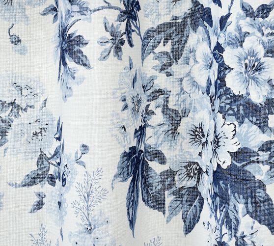 Garden Floral Curtain Pottery Barn