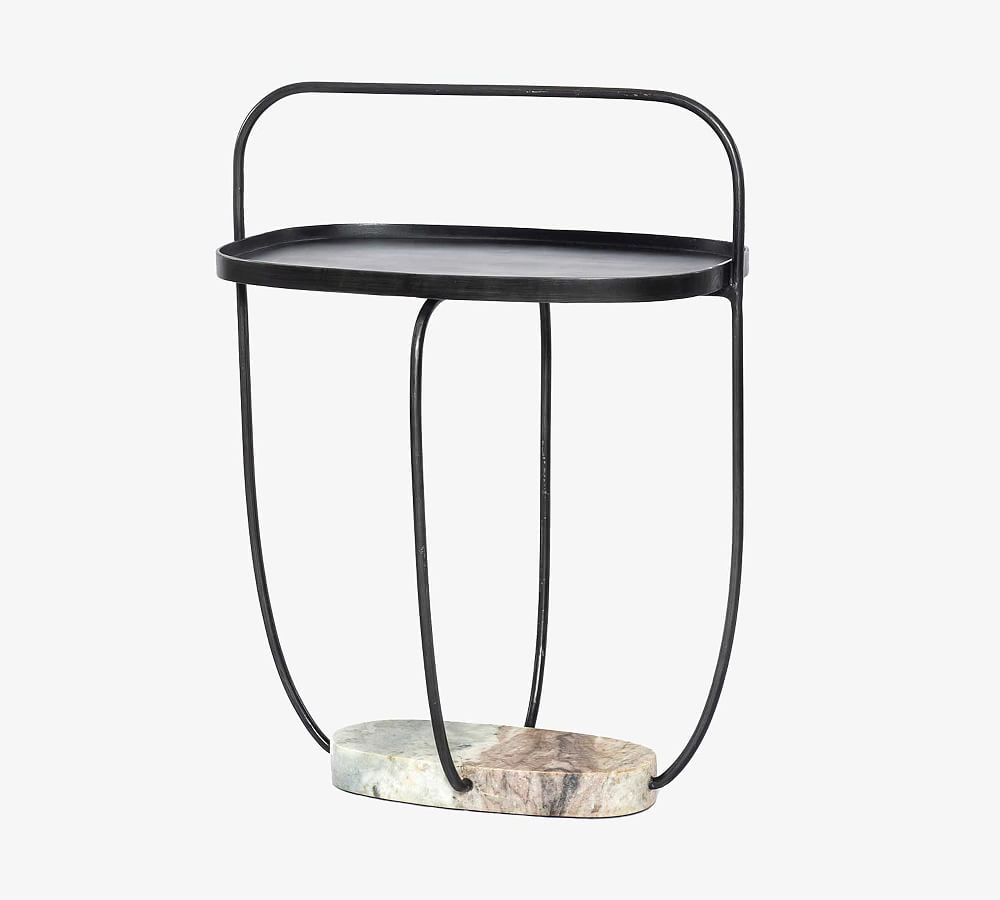 Stratford Marble End Table Pottery Barn