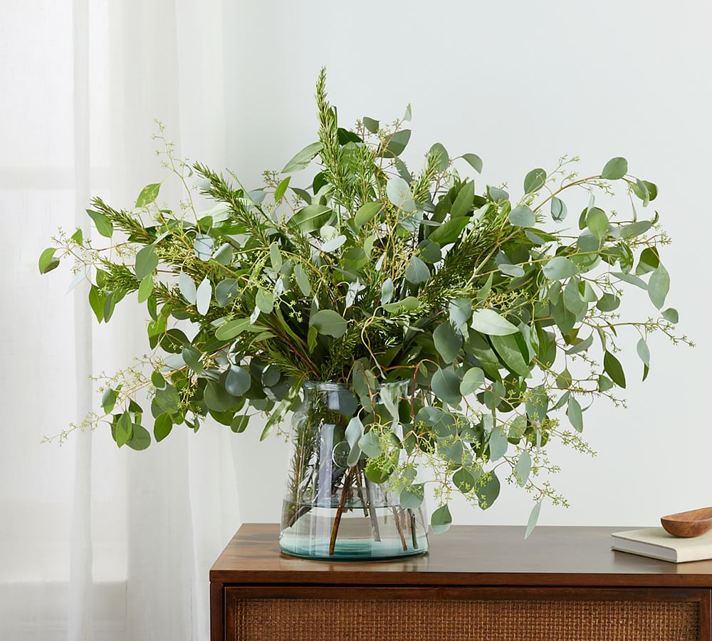 Live Bay Leaf, Eucalyptus, Rosemary Bunches Pottery Barn
