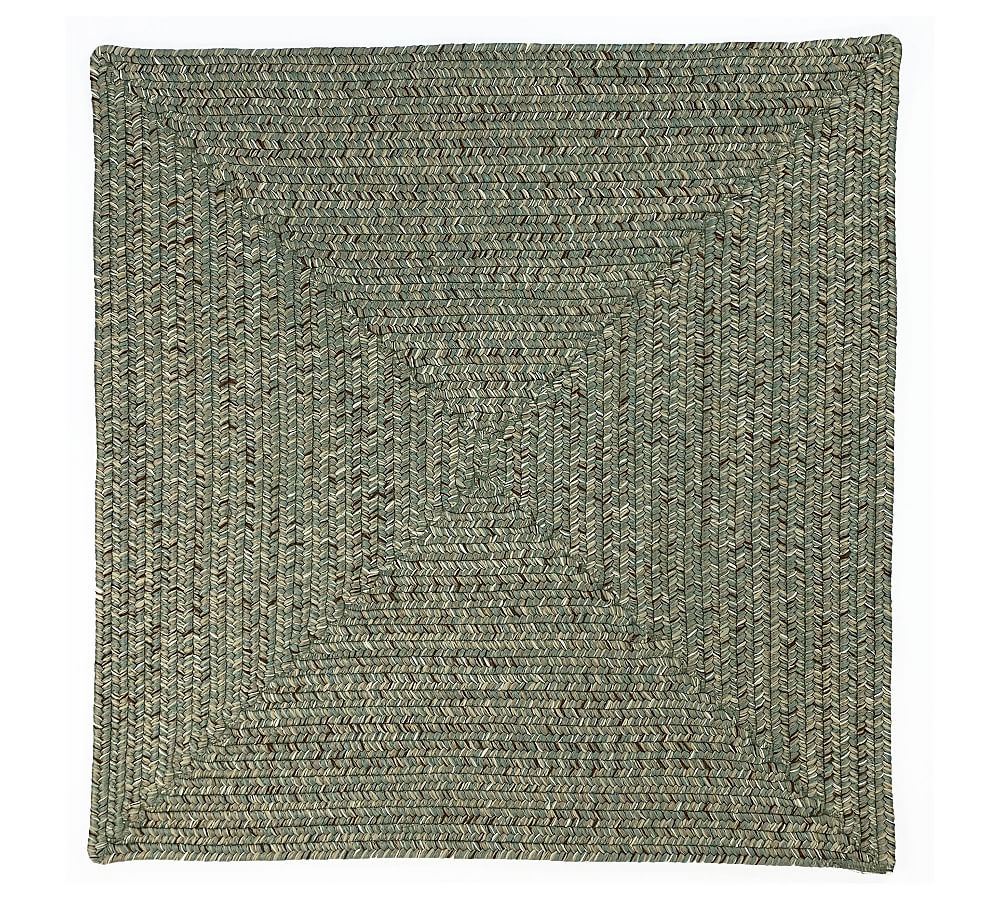 Ridley Square Outdoor Braided Rug Pottery Barn