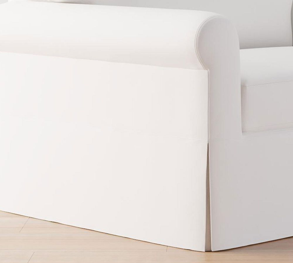 York Roll Arm Sectional Component Replacement Slipcovers Pottery Barn