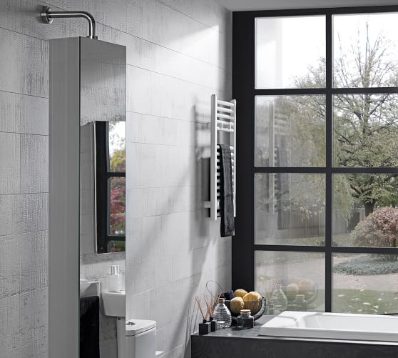 Carey WallMounted Swivel with Mirror Pottery Barn