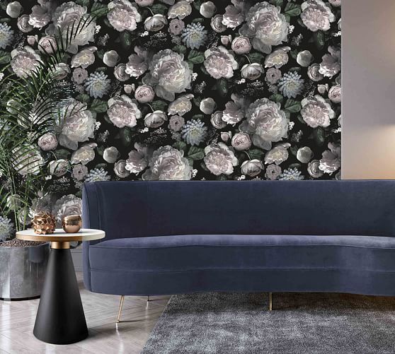 Moody Floral Removable Wallpaper 