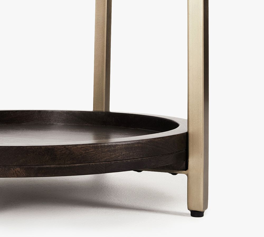 Brentwood Round End Table Pottery Barn