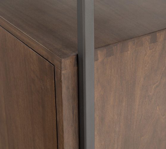 Graham Wall Desk with Bookcase Towers Pottery Barn