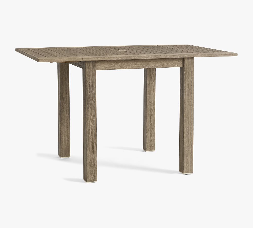 Indio Eucalyptus Drop Leaf Outdoor Dining Table Pottery Barn