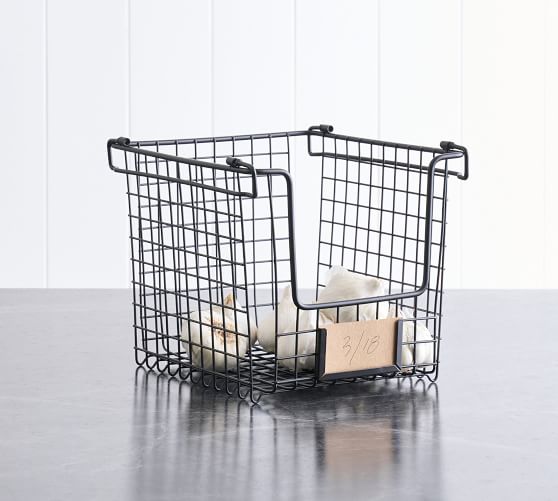 Wire Utility Storage Baskets | Pottery Barn