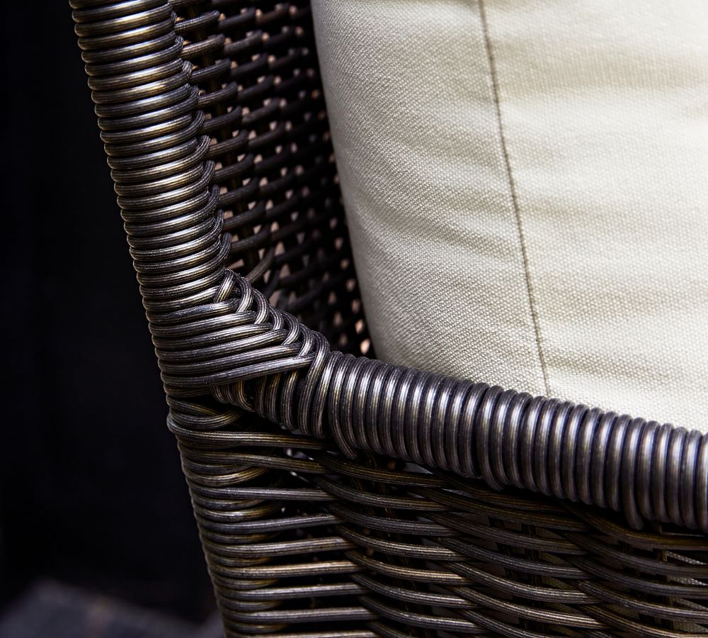 Tulum Wicker Outdoor Loveseat Pottery Barn