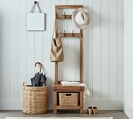 Narrow discount coat stand