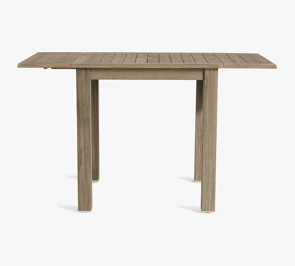 Indio Eucalyptus Drop Leaf Outdoor Dining Table Pottery Barn