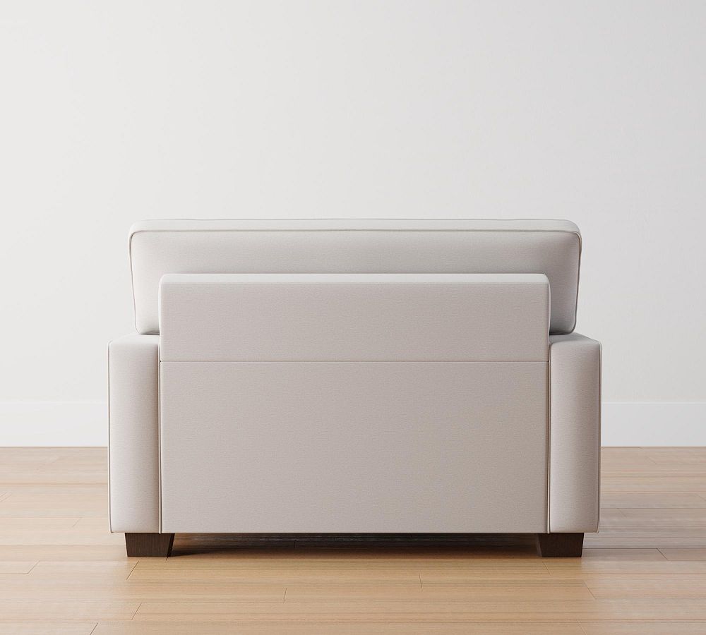 Buchanan Square Arm Upholstered Deluxe Twin Sleeper Sofa Pottery Barn