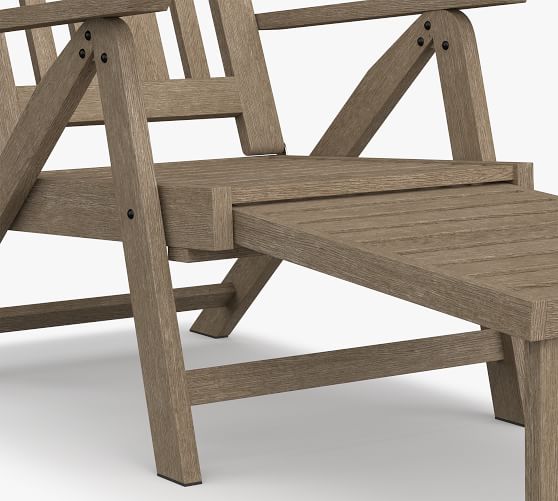 Indio Eucalyptus Steamer Outdoor Chaise Lounge Pottery Barn