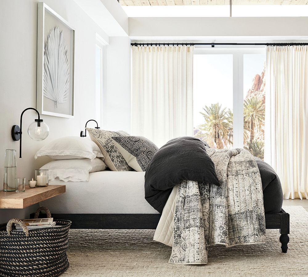 Brighton Floating Wood Shelves Pottery Barn