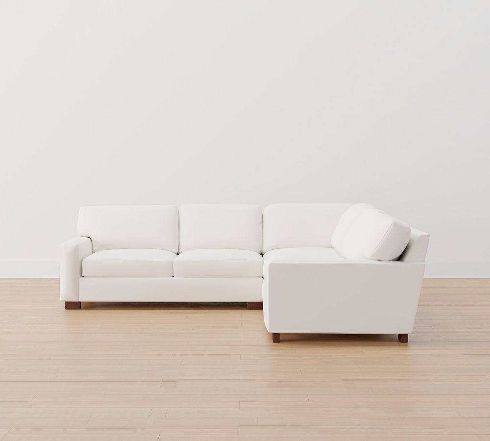 Urban 3 Piece L-Shaped Sectional, Sofa With Chaise