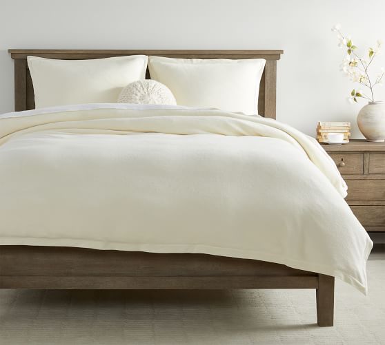 Cozy Fleece Duvet Cover Pottery Barn