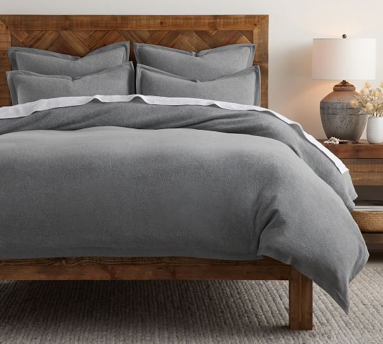Cozy Fleece Duvet Cover Pottery Barn