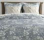 Shadow Floral Percale Duvet Cover | Pottery Barn