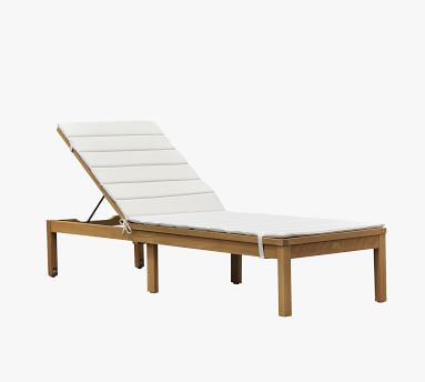 Dalton Outdoor Lounger with Cushion | Pottery Barn