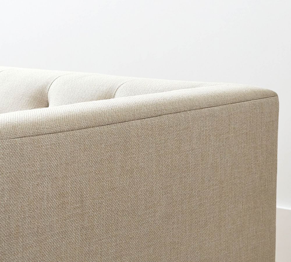 Henley Tufted Upholstered Sofa Pottery Barn