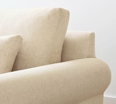 Big Sur Roll Arm Deep Seat Slipcovered Sofa | Pottery Barn