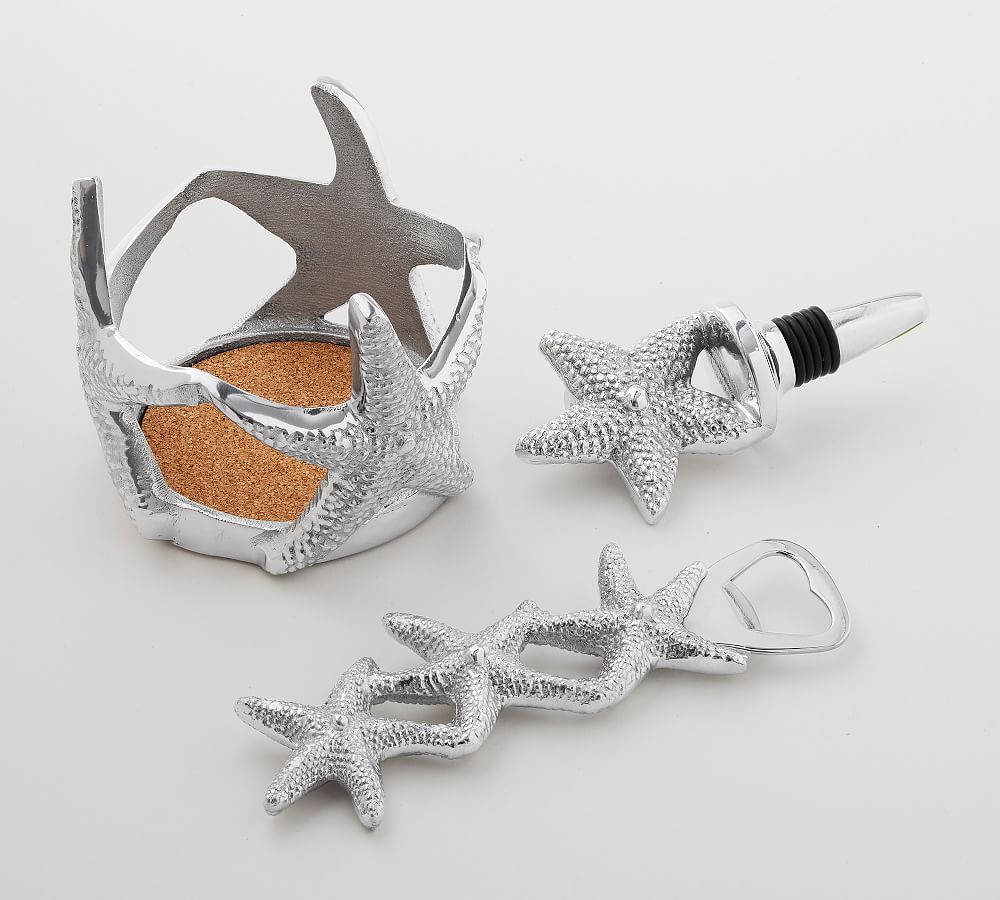 Handcrafted Starfish 3-Piece Bar Tool Gift Set
