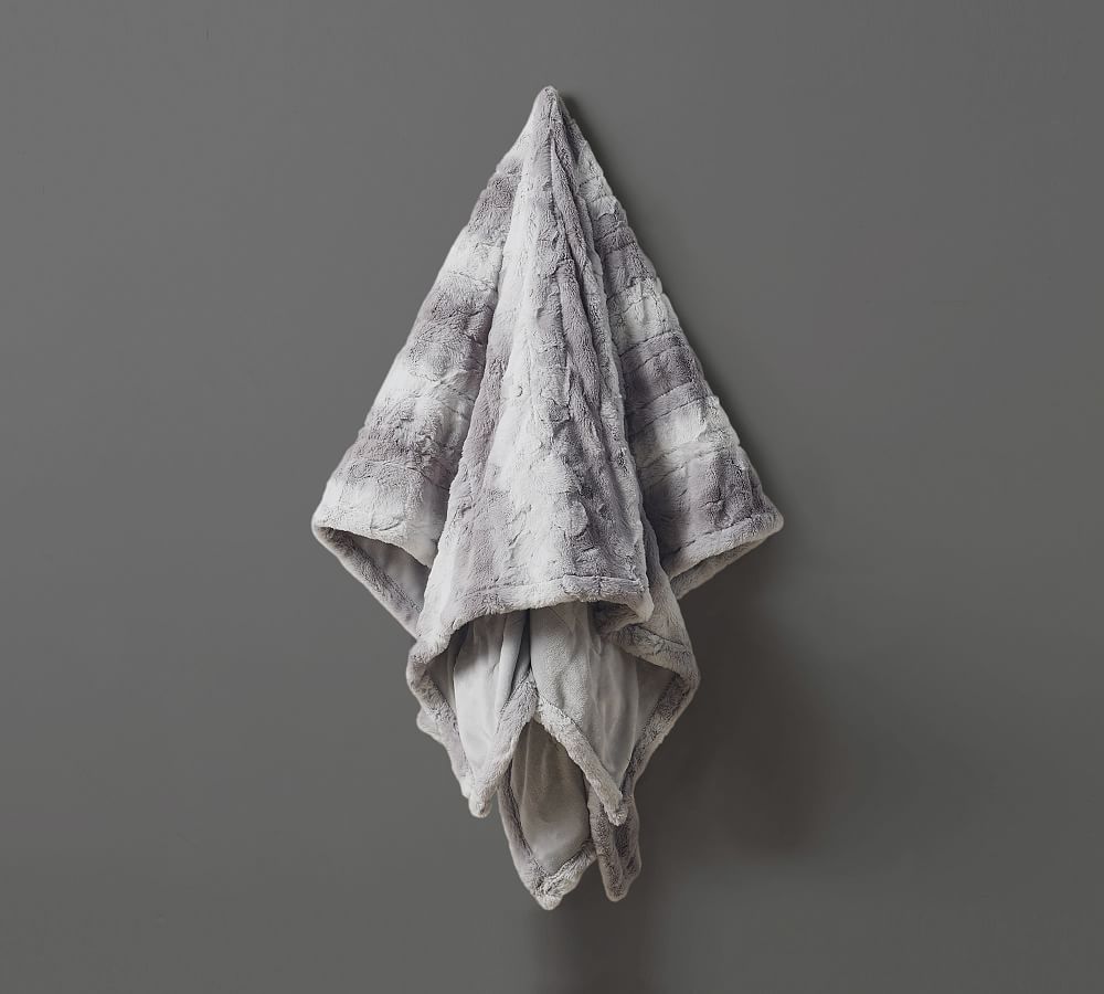 Beautyrest® Heated Faux Fur Wrap | Pottery Barn