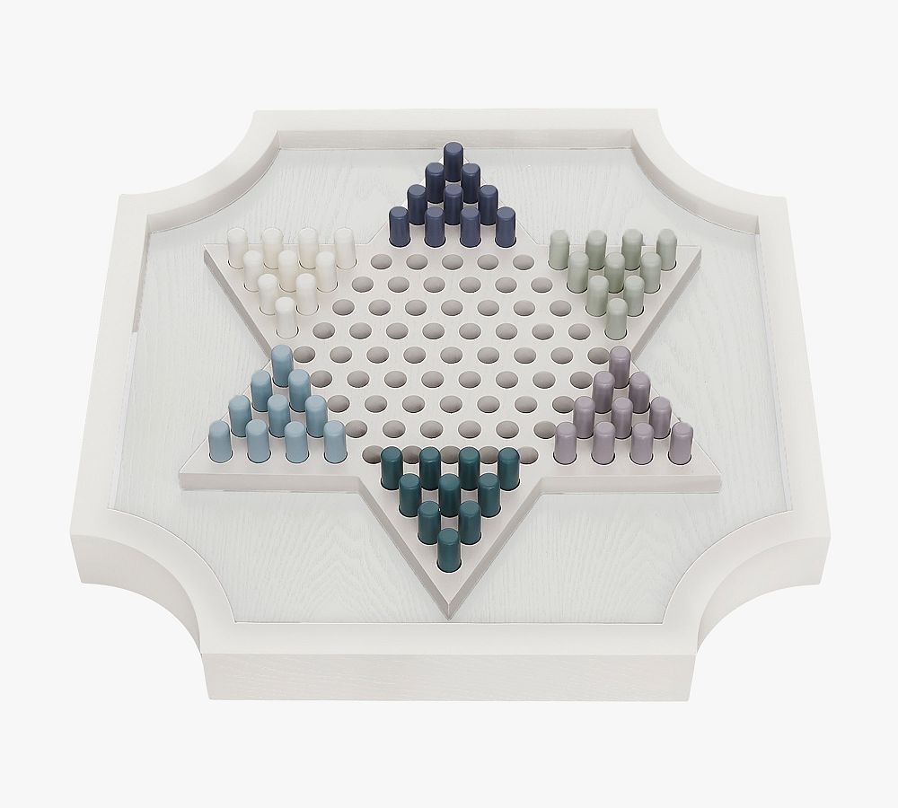 Oversized Wooden Chinese Checkers Game Pottery Barn