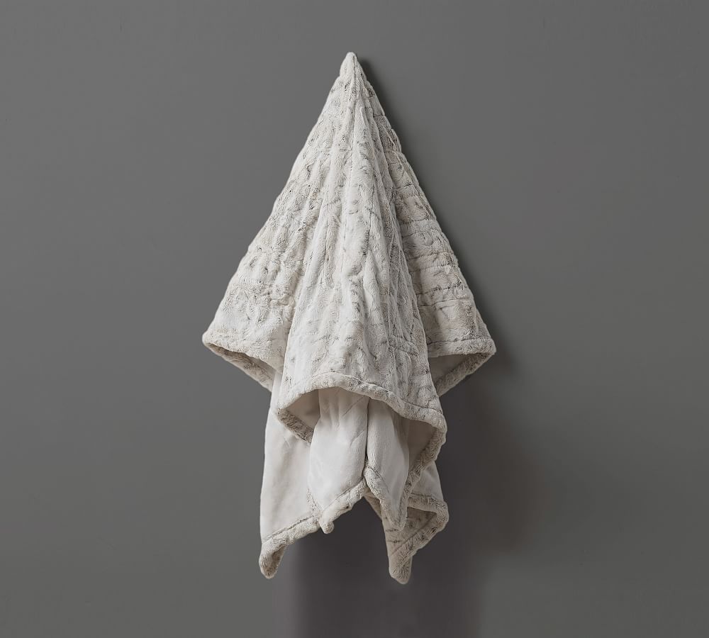 Beautyrest® Heated Faux Fur Wrap | Pottery Barn