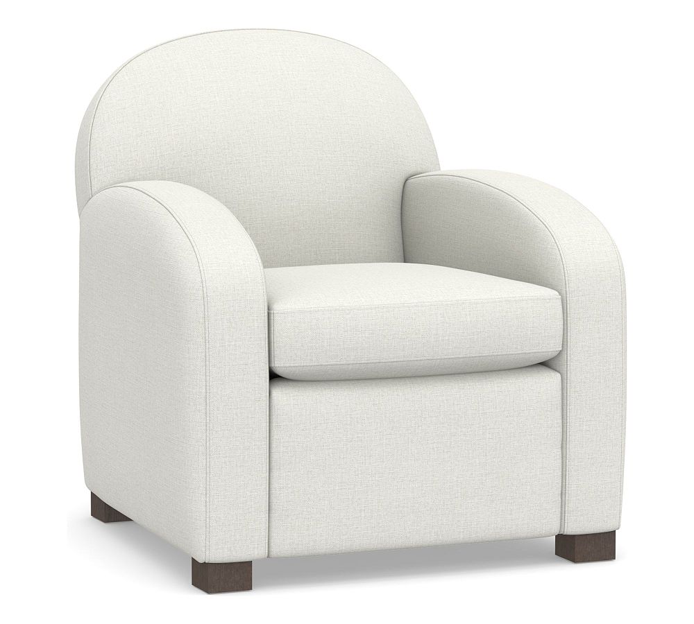 OPEN BOX Farmhouse Upholstered Armchair, Polyester Wrapped Cushions