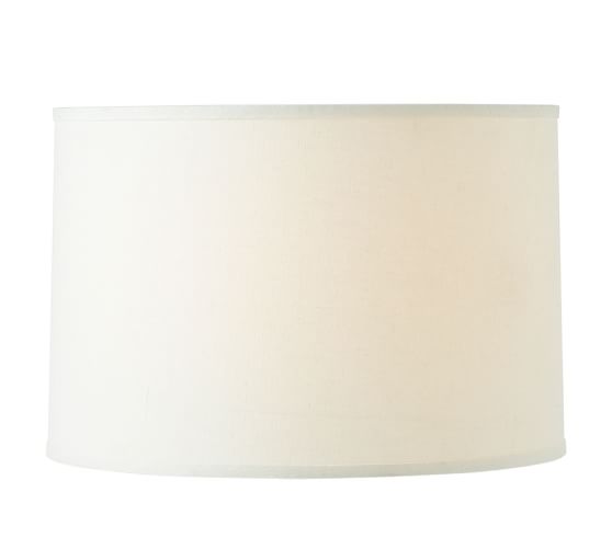 Linen Straight-Sided Lamp Shade | Pottery Barn