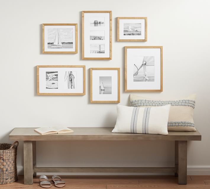 Mixed Material & Wood Gallery Wall Frame Set + Reviews