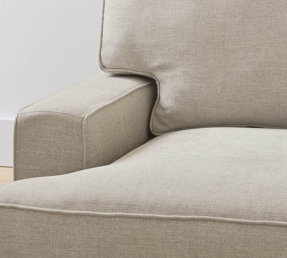 Townsend Square Arm Upholstered Sofa with Storage | Pottery Barn