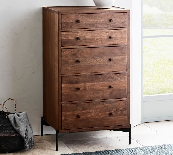 Warren 5-Drawer Tall Dresser | Pottery Barn