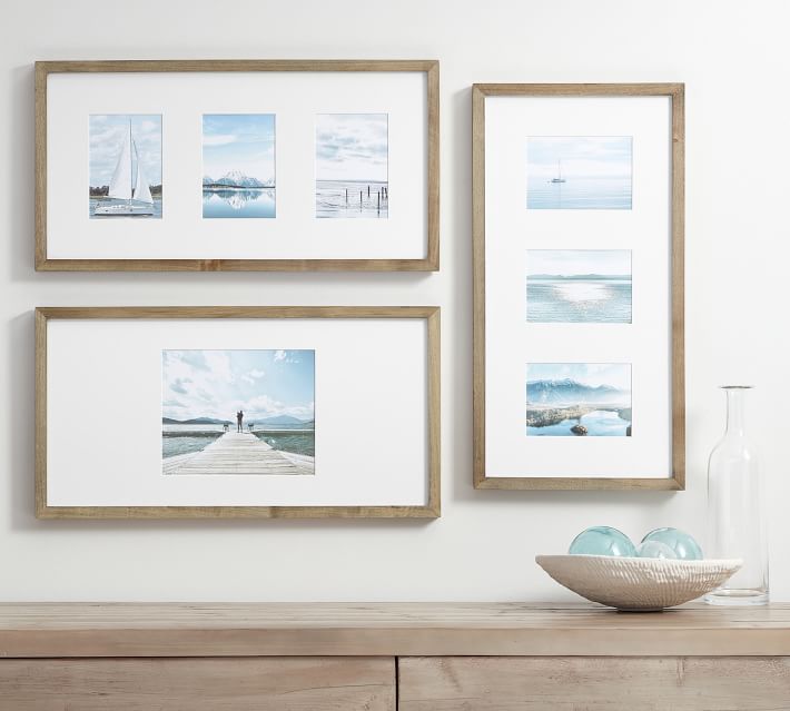 Thin Metal Gallery Frames With Mat