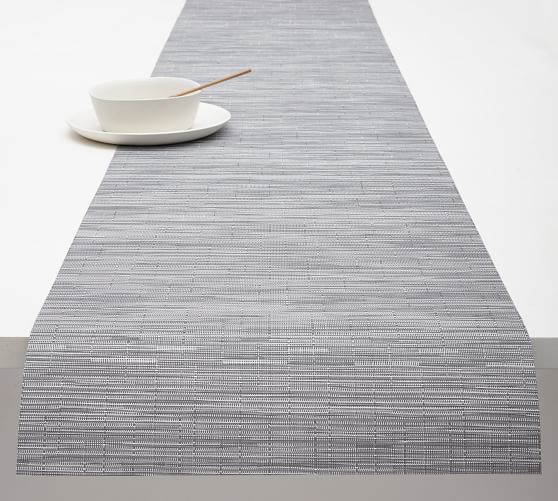 Chilewich Bamboo EasyClean Table Runner Pottery Barn