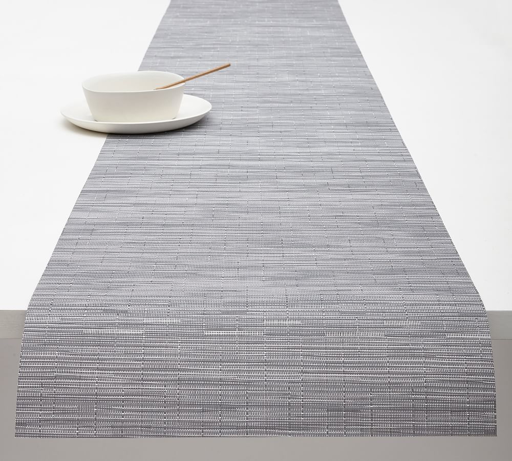 Chilewich Bamboo EasyClean Table Runner Pottery Barn