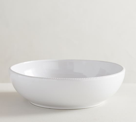 Serena Pearly White Serving Bowl With Lid Small 1 L